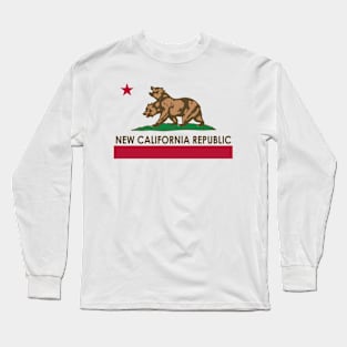 Two Head Bear Flag Long Sleeve T-Shirt